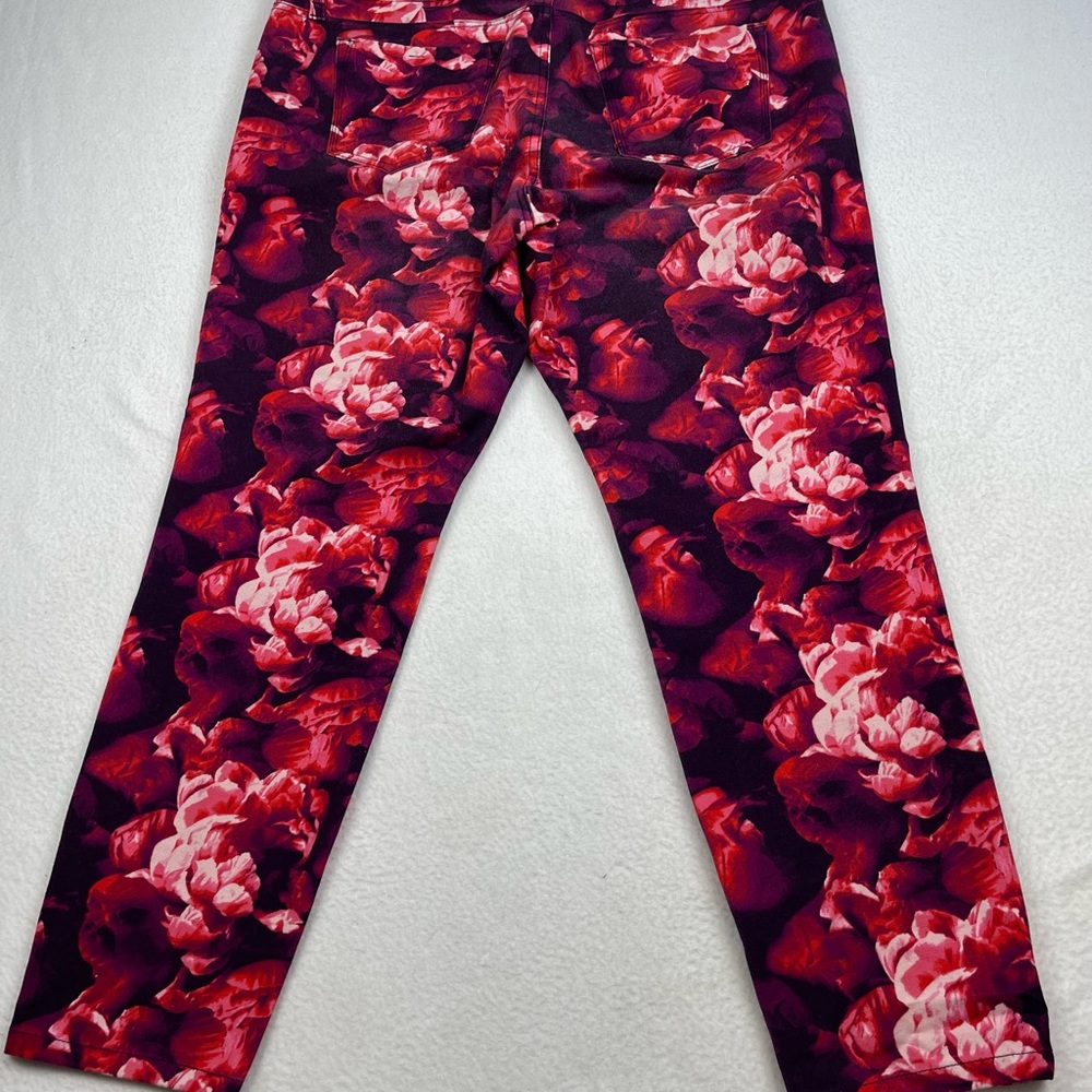 Banana Republic L'wren Scott Collection Peony Print Ankle Pants Size 14